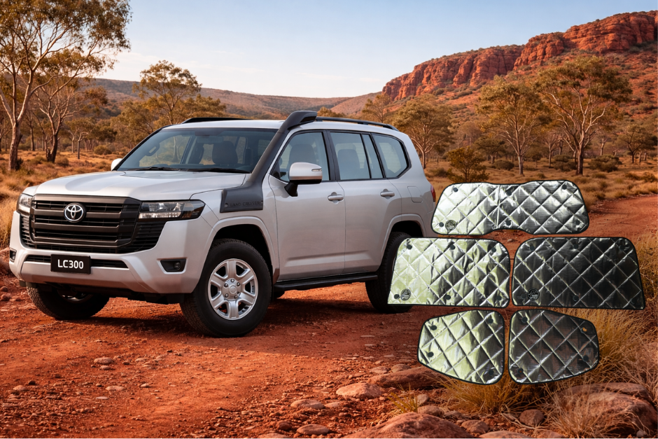 Bush Optics Window Shades to Suit 300 Series Landcruiser